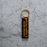 Drink Beer & Raise Hell Keychain Portrait View
