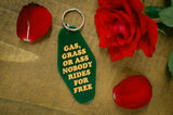Gas, Grass or Ass Motel Keychain