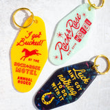 Rock And Rose Motel Annual Rodeo Keychain