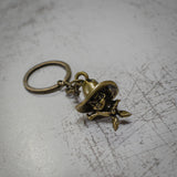 Metal Cowgirl Keychain