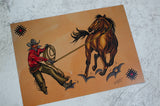 Roping A3 Art Print
