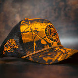 Rock & Rose Motel Orange Camo Trucker Cap