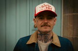 Rock & Rose Motel Red & Cream Trucker Cap