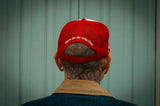 Rock & Rose Motel Red & Cream Trucker Cap