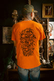 Orange Skull T-Shirt