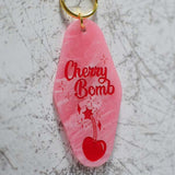 Cherry Bomb Keychain Front View