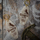 Both The Cowgirl Club & The Cowboy Club Keychains