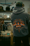 Rock And Rose Motel Pinstripe Hoodie