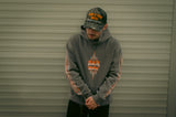 Rock And Rose Motel Pinstripe Hoodie