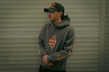 Rock And Rose Motel Pinstripe Hoodie