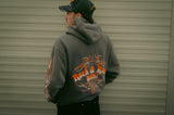 Rock And Rose Motel Pinstripe Hoodie