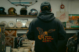 Rock And Rose Motel Flaming Eagle Hoodie