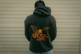 Rock And Rose Motel Flaming Eagle Hoodie