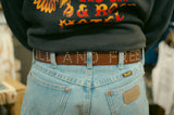 Rock & Rose Motel Wild And Free Studded Genuine Leather Belt