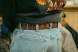 Rock & Rose Motel Wild And Free Studded Genuine Leather Belt
