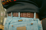 Rock & Rose Motel Wild And Free Studded Genuine Leather Belt