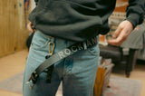 Rock & Rose Motel Studded Genuine Leather Belt