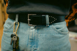 Rock & Rose Motel Studded Genuine Leather Belt