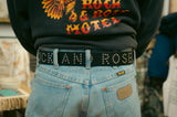 Rock & Rose Motel Studded Genuine Leather Belt