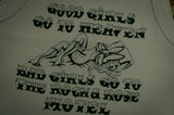 Rock And Rose Motel "Good Girls" Cropped Bone Vest
