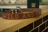 Rock & Rose Motel Wild And Free Studded Genuine Leather Belt