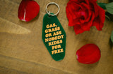 Gas, Grass or Ass Motel Keychain