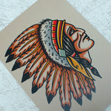 Chief A6 Art Print