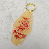 Freeway Rose Motel Keychain