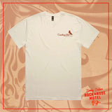 Cowboy Club White T-Shirt Front View