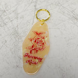 Freeway Rose Yellow Keychain