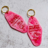 Rock And Rose Motel Rose Keychain
