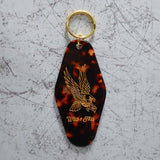 Wild & Free Eagle Motel Keychain