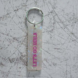 Let's Go Girls Keychain Portrait View